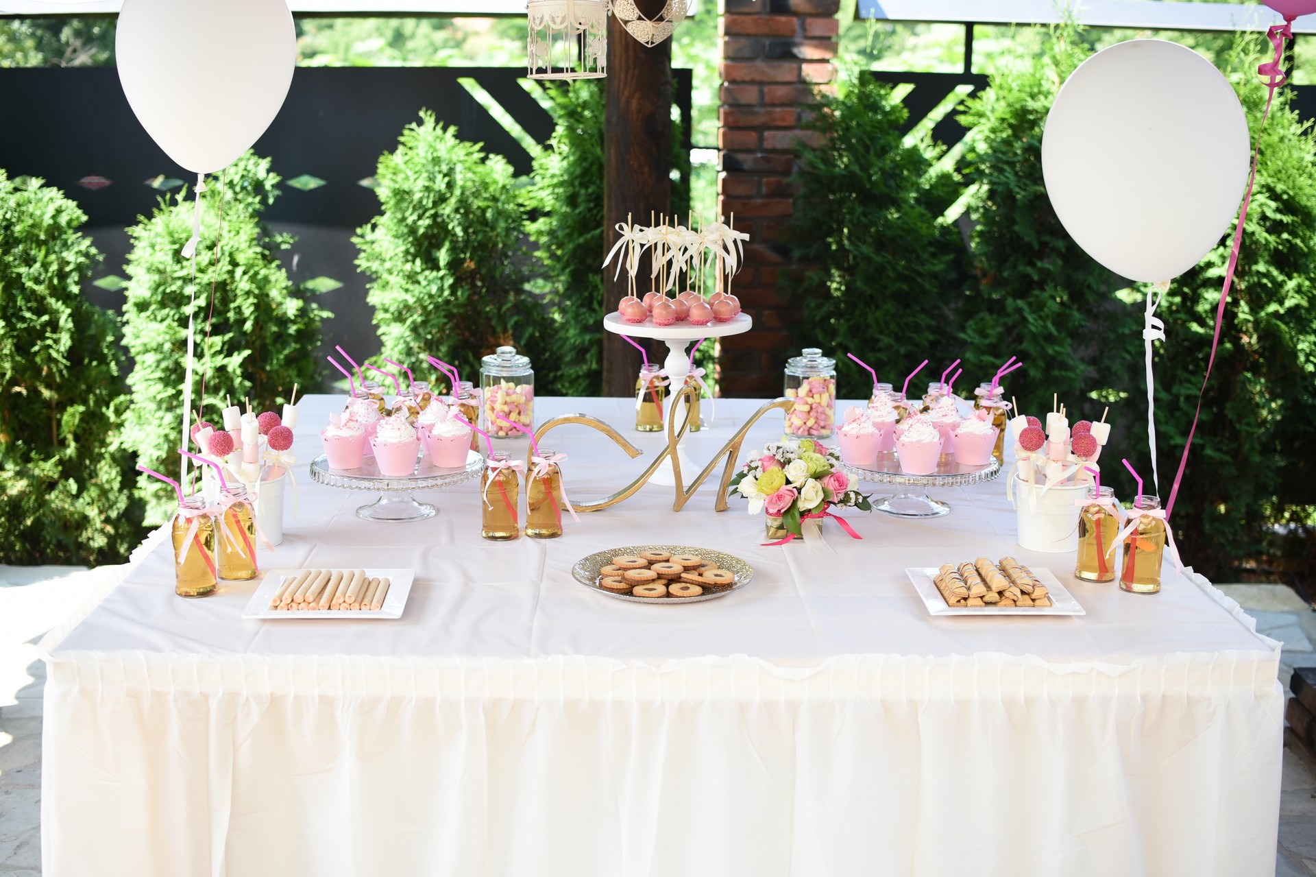 Sweet table for child birthday